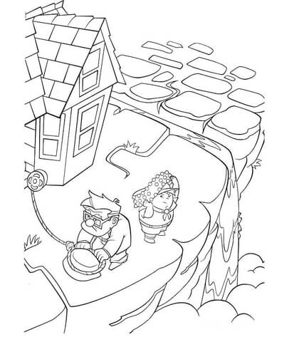 Going Home  Coloring Page